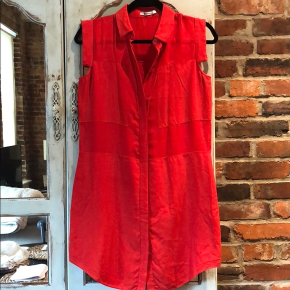 T by Alexander Wang Dresses & Skirts - T by Alexander Wang Silk Shirt Dress